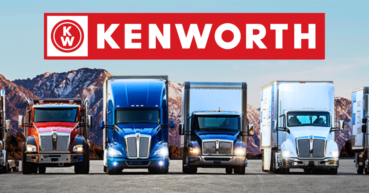 Kenworth Trucks Line Up with Logo