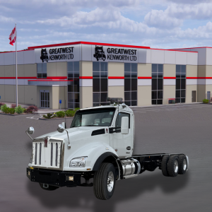 2025 White Kenworth T880 Tandem Daycab