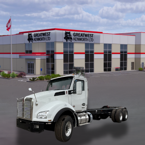 2025 White Kenworth T880 Tandem Daycab