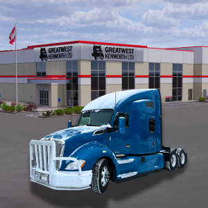 Blue T680 Kenworth